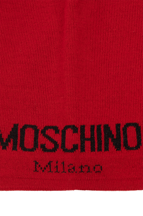 Moschino medium profile cap with pre-curved visor