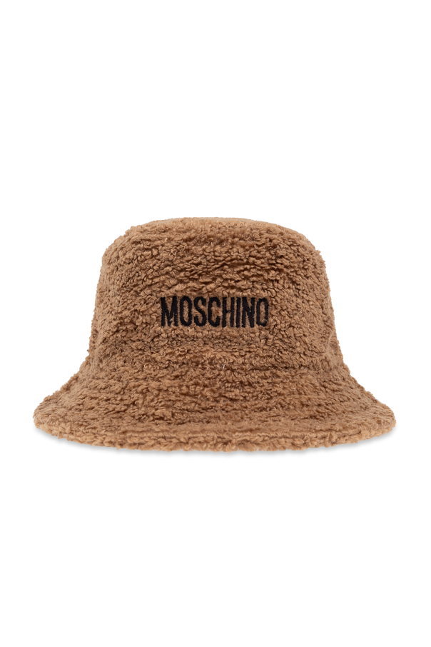 Moschino Faux-fur bucket hat