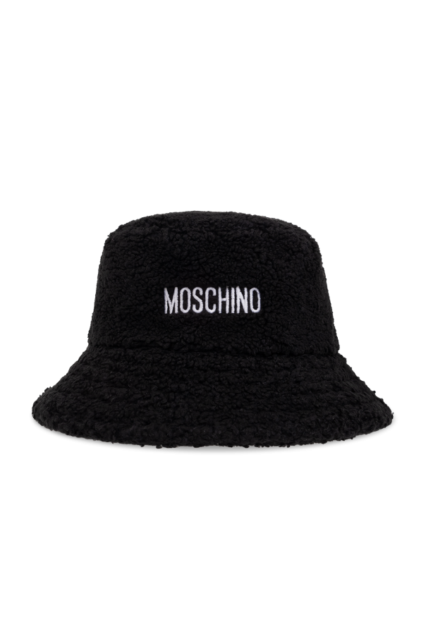 Moschino Faux-fur bucket hat