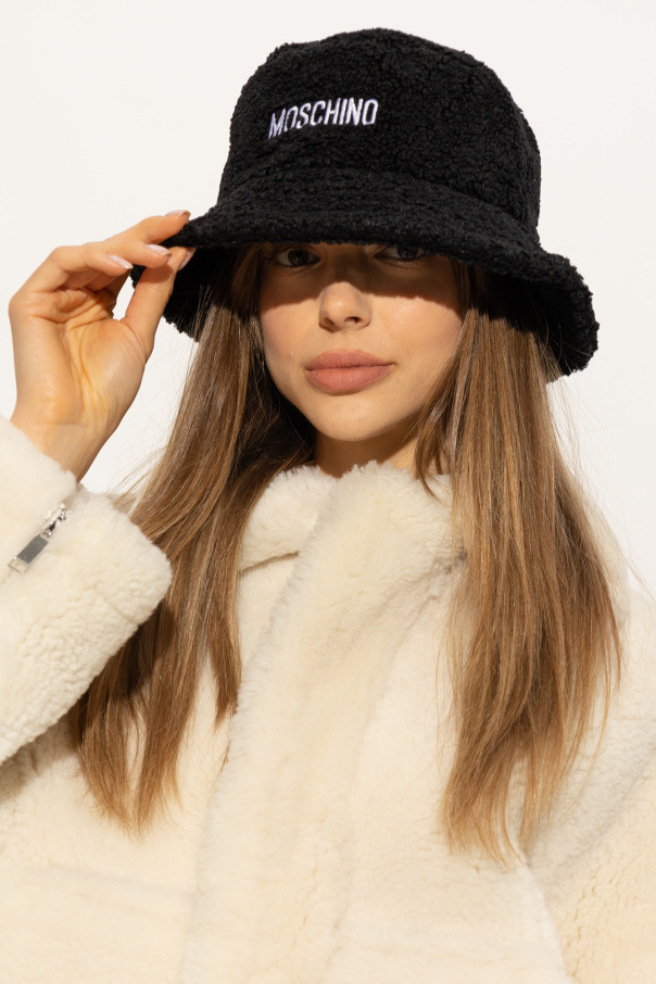 Moschino Faux-fur bucket hat