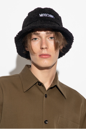 Moschino Faux-fur bucket hat