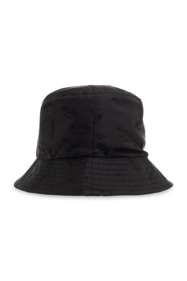 Bucket hat with monogram od Moschino