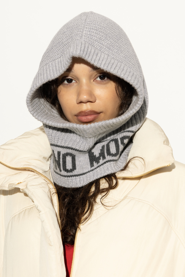 Moschino Kaptur z logo
