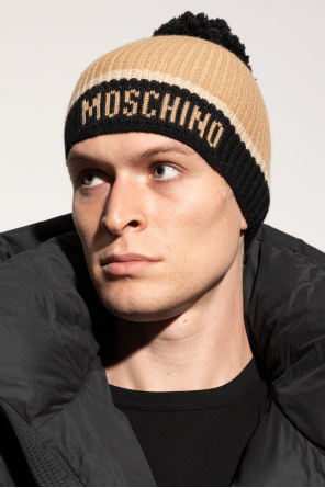 Moschino Czapka z pomponem