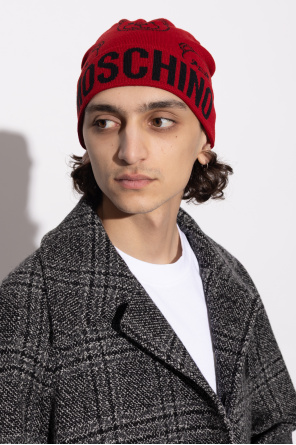 Moschino Mütze mit charakteristischem Bärenmotiv