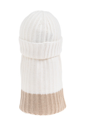 Moschino Sturmhaube mit Logo-Aufnäher