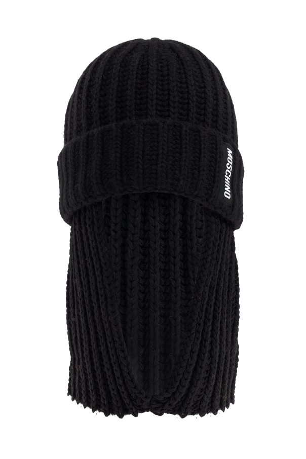Moschino Sturmhaube mit Logo-Patch