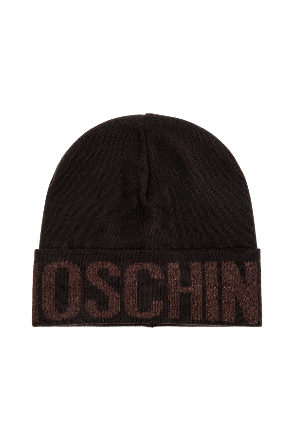 Wool beanie with logo od Moschino