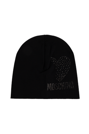 Woolen hat with shimmering sequins
