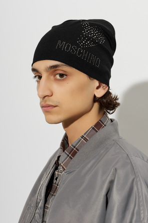 Moschino Woollen hat with shimmering sequins