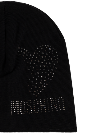 Moschino Woollen hat with shimmering sequins