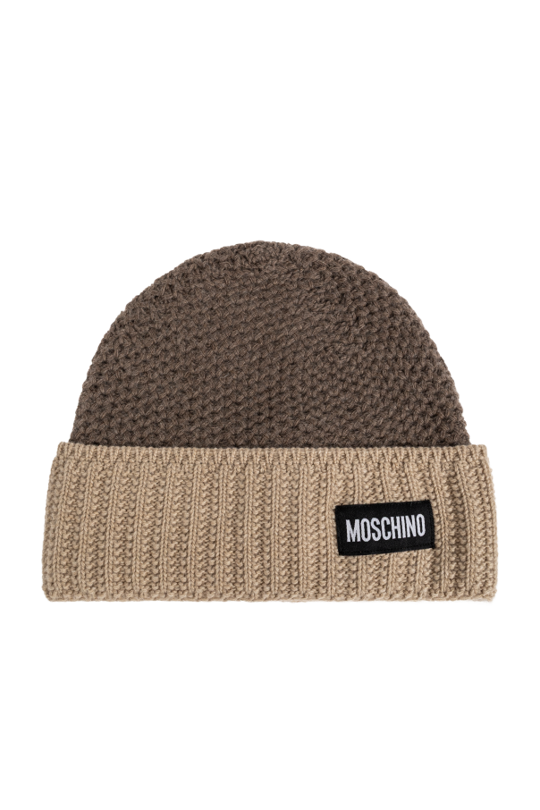 Cap with logo patch od Moschino