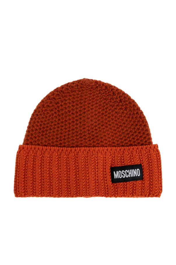 Cap with logo patch od Moschino