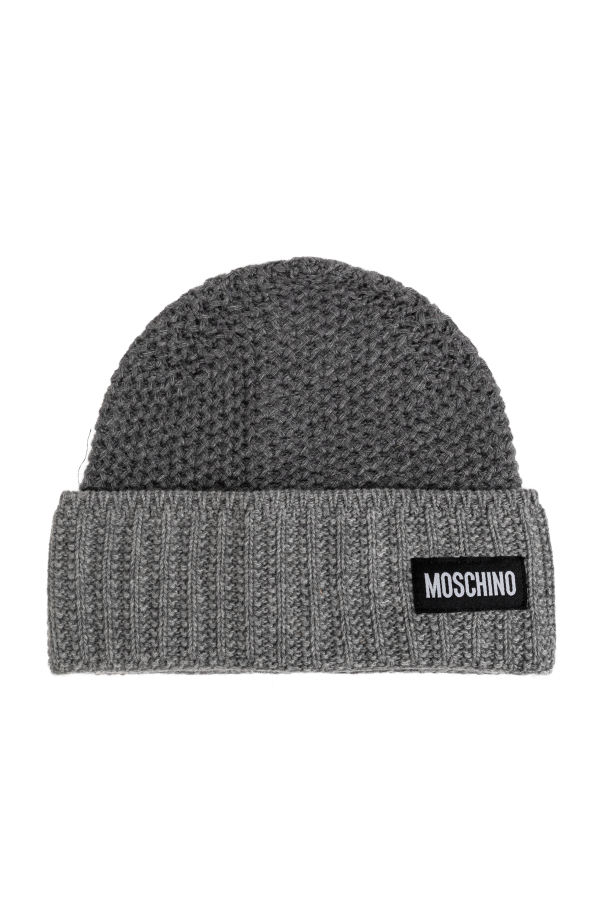 Cap with logo patch od Moschino
