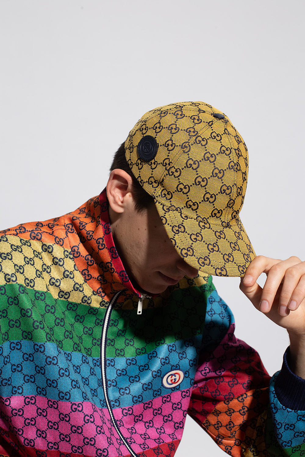 gucci bamboo Baseball cap ‘GG Multicolour’ collection