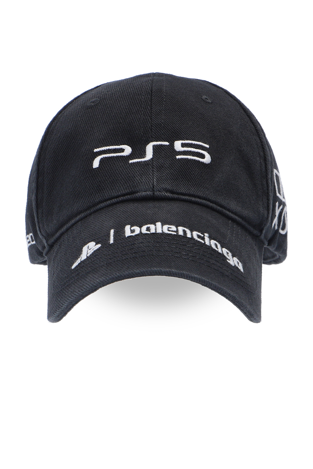 X PlayStation PS5 Baseball Cap Black and White  The Webster