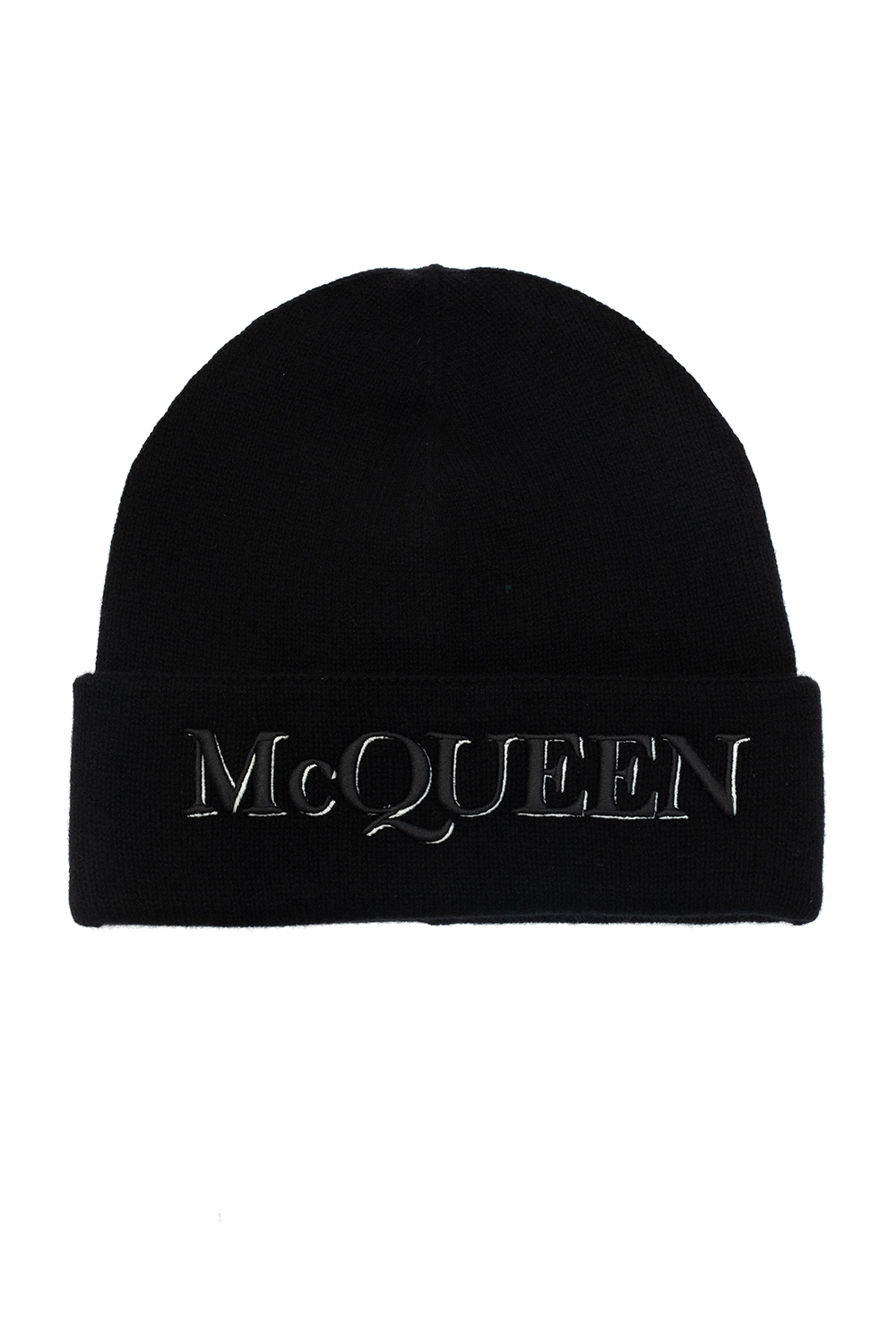 Alexander McQueen Logo-embroidered hat