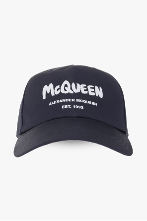Baseball cap with logo od Alexander McQueen