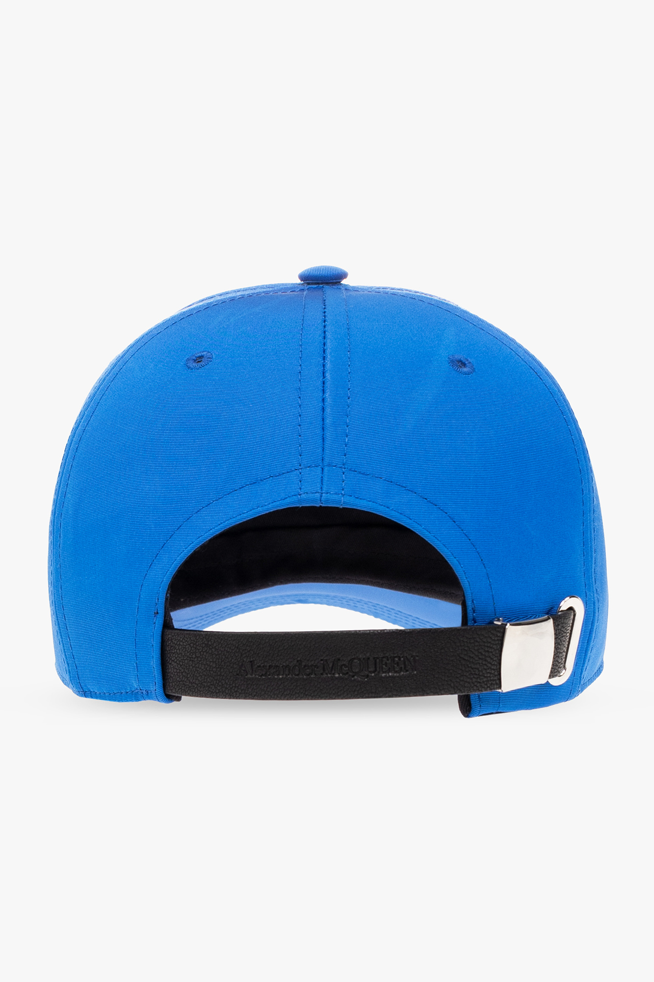 Alexander McQueen Plisseerock - Blue - cap Print Blau abstraktem McQueen France mit Alexander IetpShops Baseball