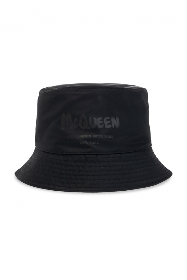 Alexander McQueen hat accessories with logo