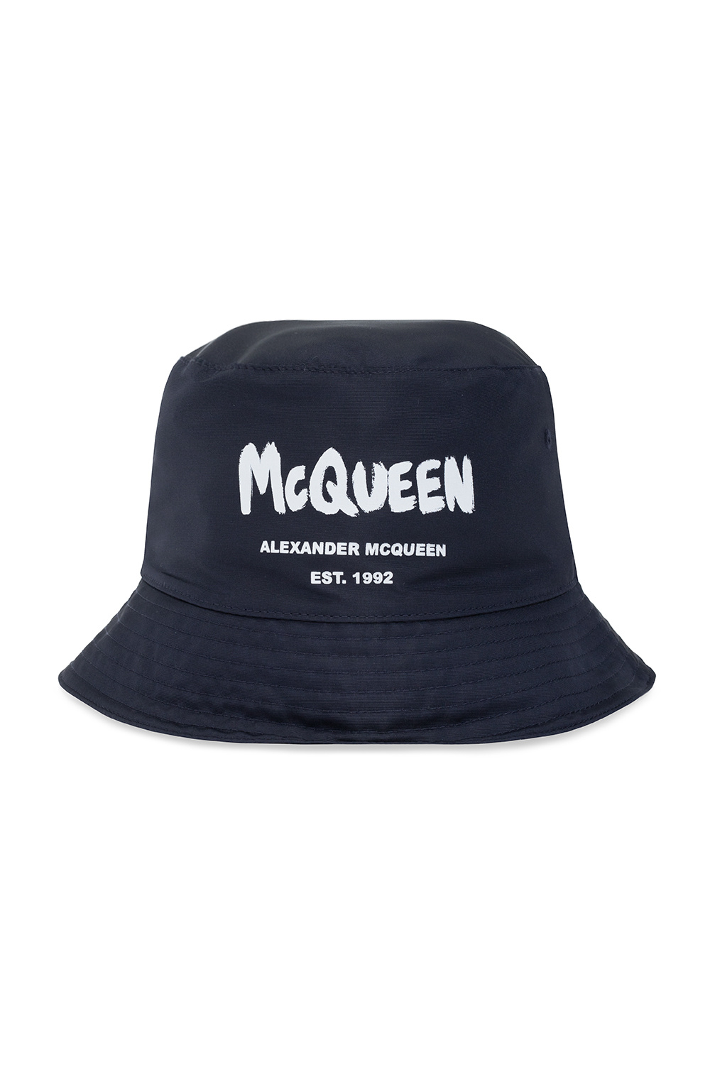 Alexander McQueen logo-embroidered cap Rosso