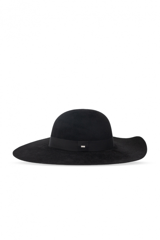 Saint Laurent Asymmetrical Back hat