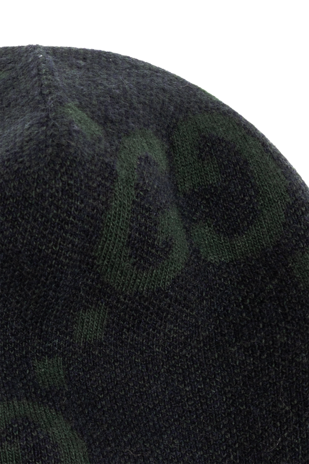 Gucci Kaszmirowa czapka z monogramem