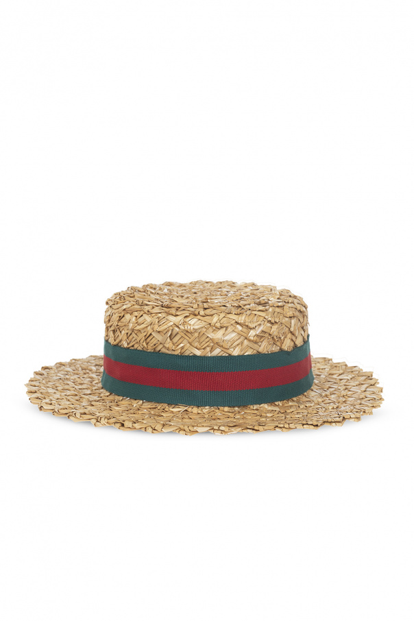 Gucci Kids Hat with Web motif