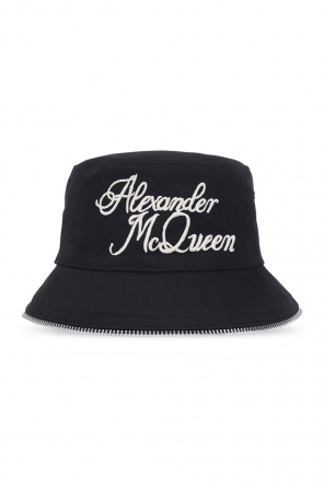 Bucket hat with logo od Alexander McQueen