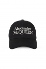 Alexander McQueen crystal embellished double-finger ring