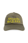 Alexander McQueen press-stud strap leather gloves