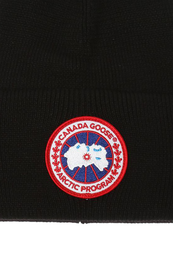 Canada Goose Wool hat with a logo