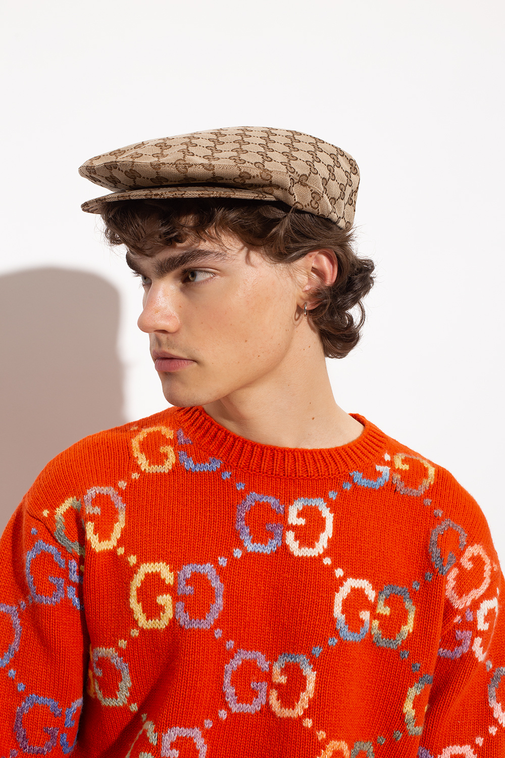 Gucci Flat cap with monogram