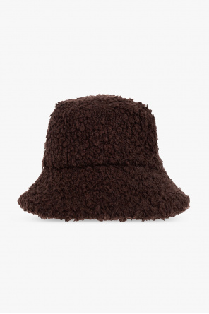 prada crocheted raffia hat item