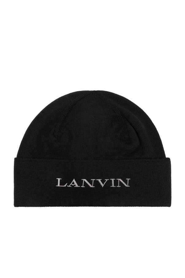 Lanvin Czapka z wyszytym logo