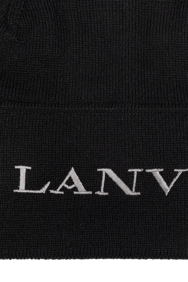 Lanvin Czapka z wyszytym logo