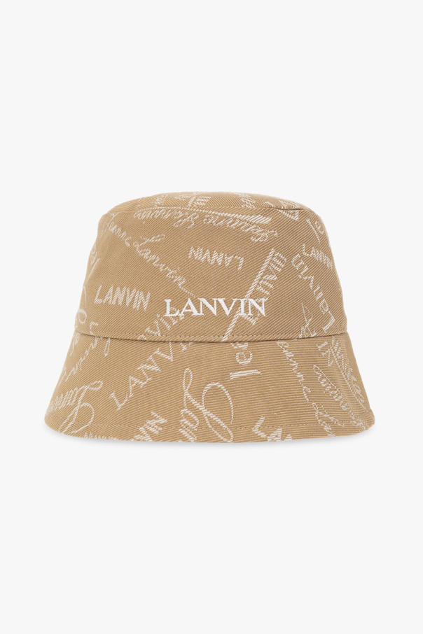 Lanvin Bucket hat with a logo