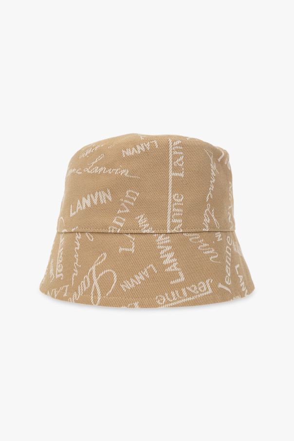 Lanvin Bucket hat with a logo