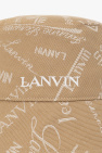 Lanvin beige Bucket hat with a logo
