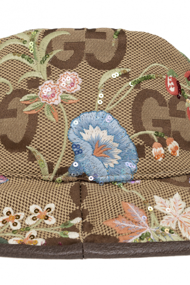 Gucci Bucket hat with floral motif