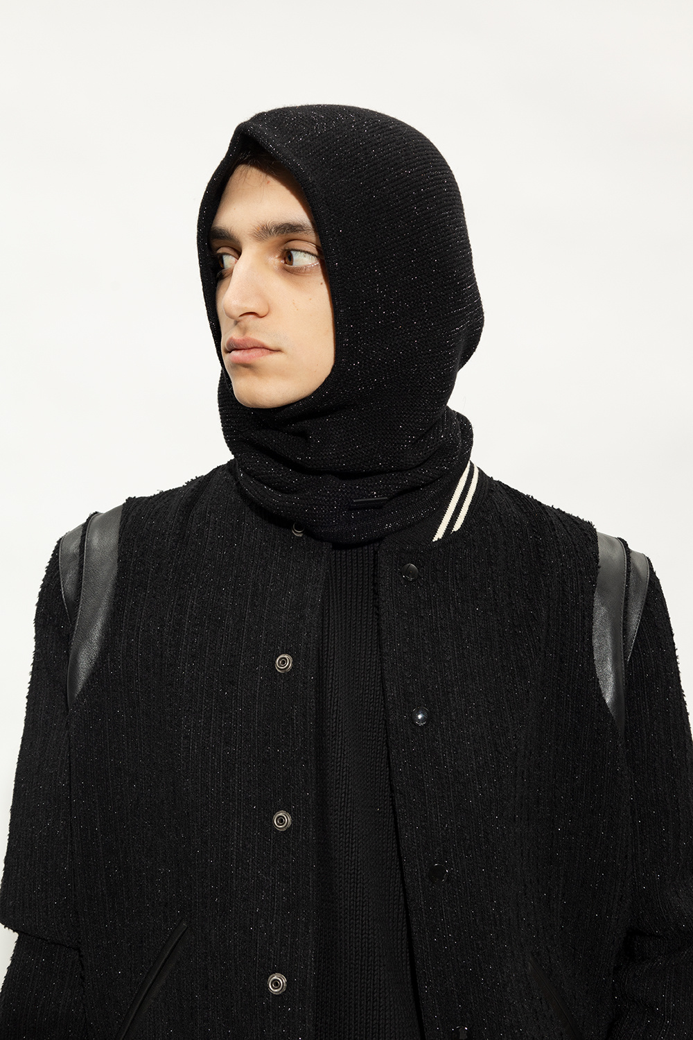 Saint Laurent Balaclava with lurex thread