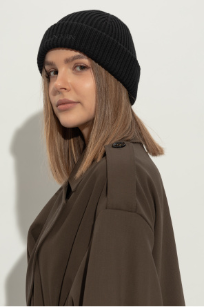 Wool hat with embroidered logo od Lanvin