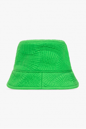 Quilted bucket hat od cotton-twill bottega Veneta