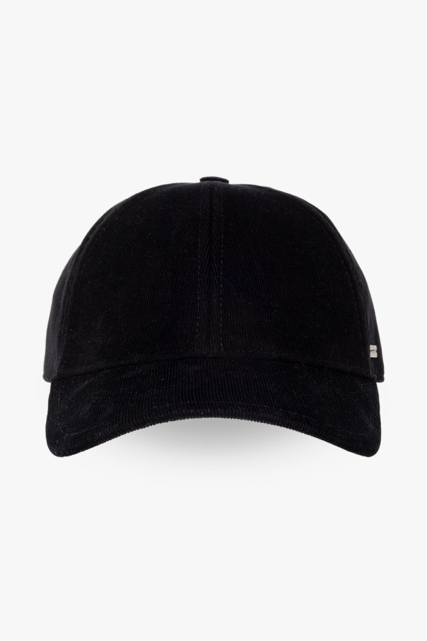 Saint Laurent Sztruksowa czapka z daszkiem