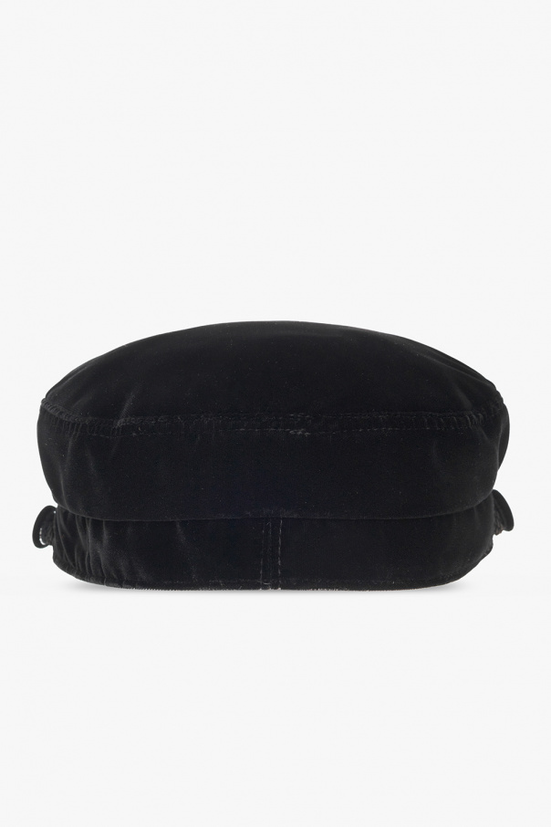 Saint Laurent Velvet beret