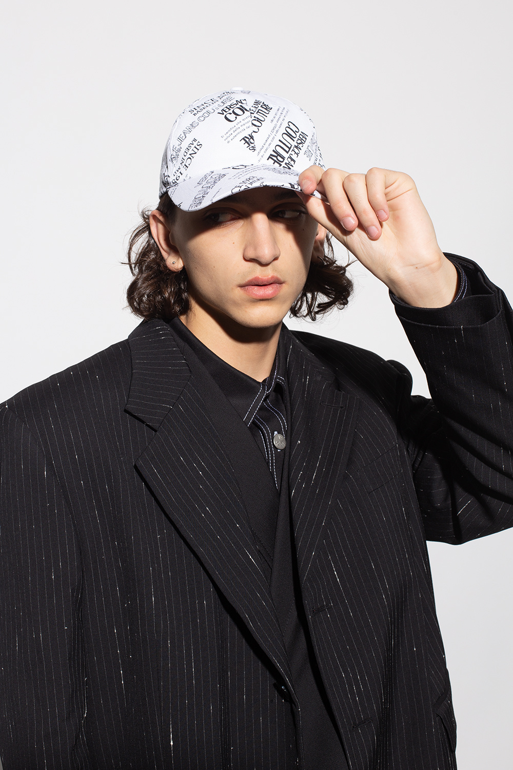 Versace Jeans Couture Baseball cap with logo | Men's Accessories | Vitkac