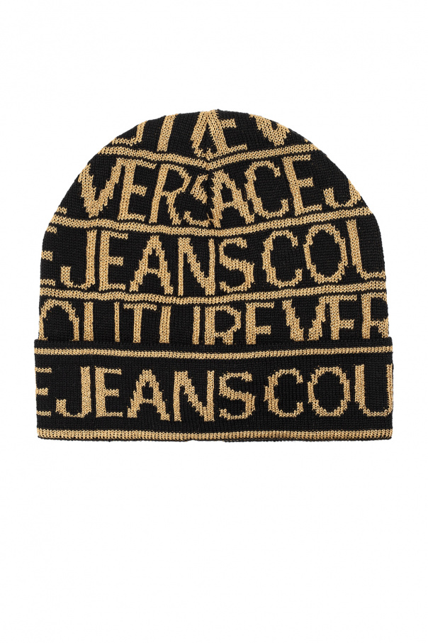 Versace Jeans Couture Ribbed Yankees hat with logo