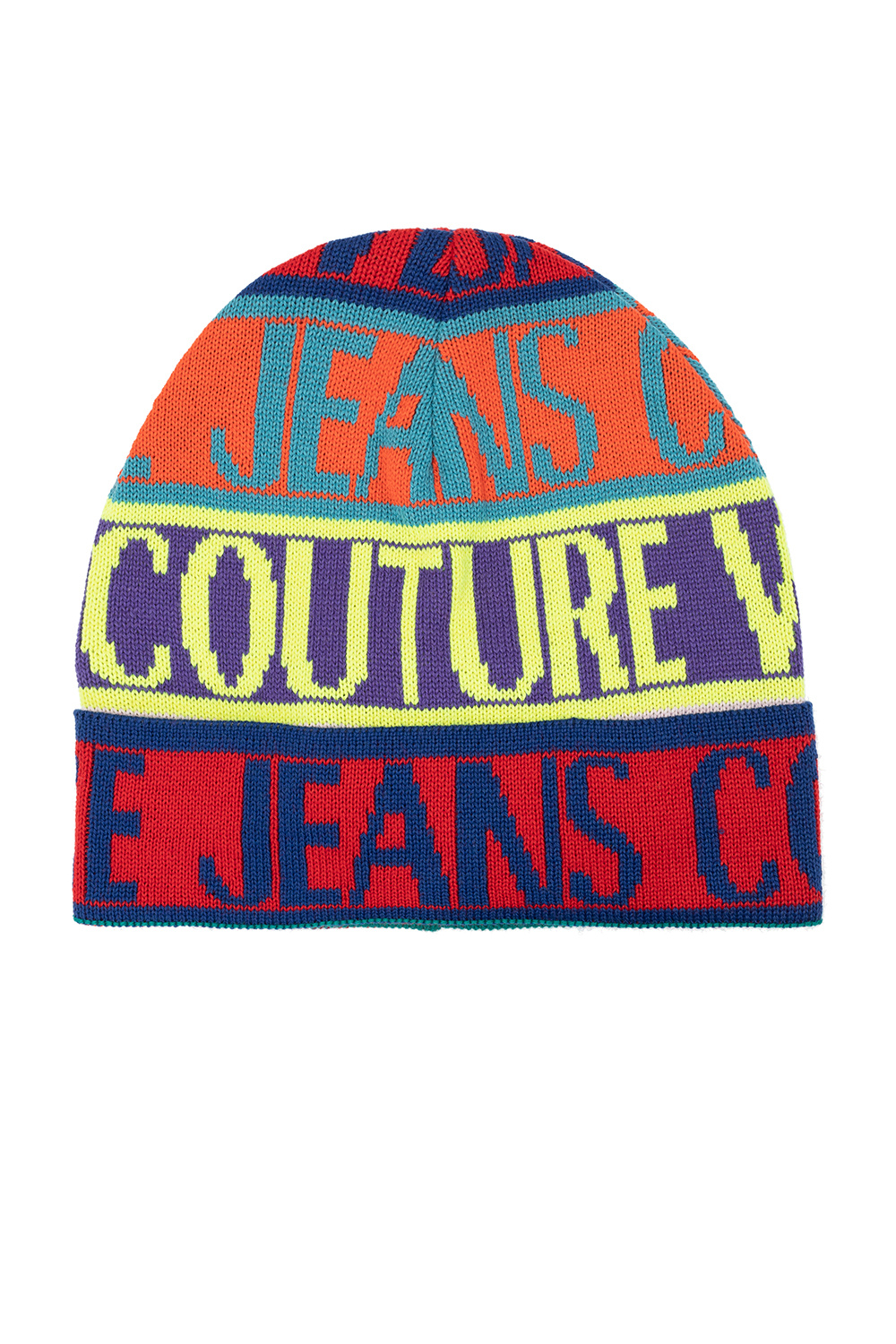 Versace Jeans Couture Ribbed hat with logo