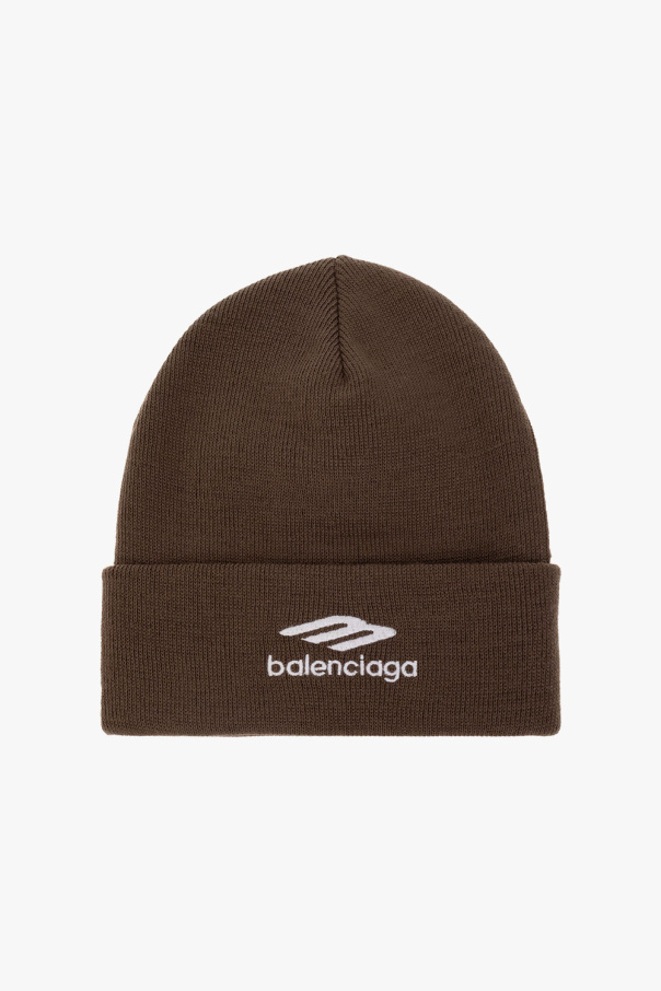 Balenciaga baseball cap with logo nike hat white metallic silver