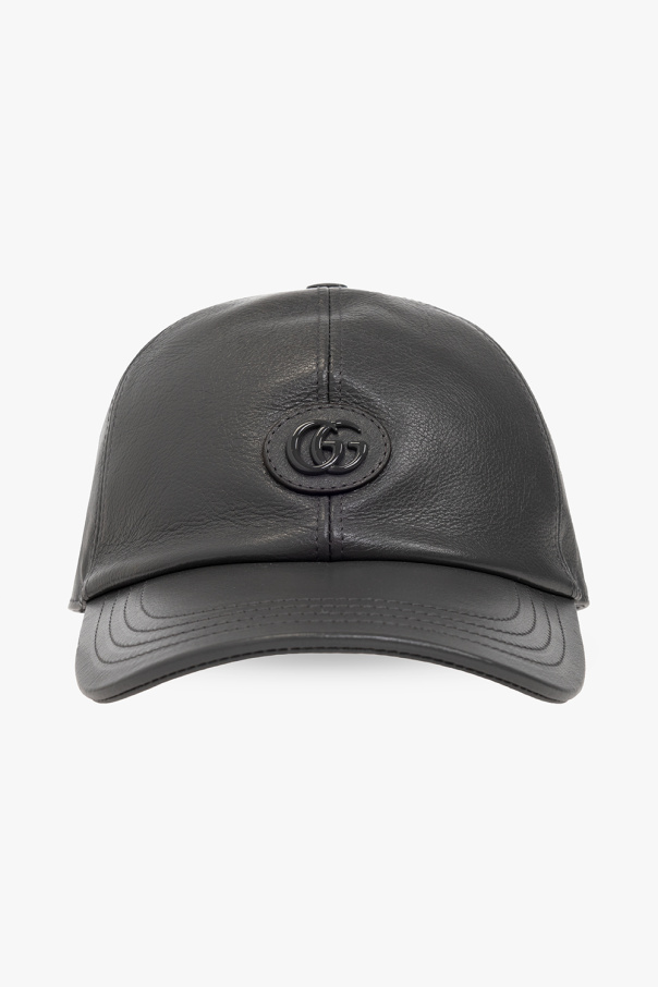 Gucci Leather baseball cap
